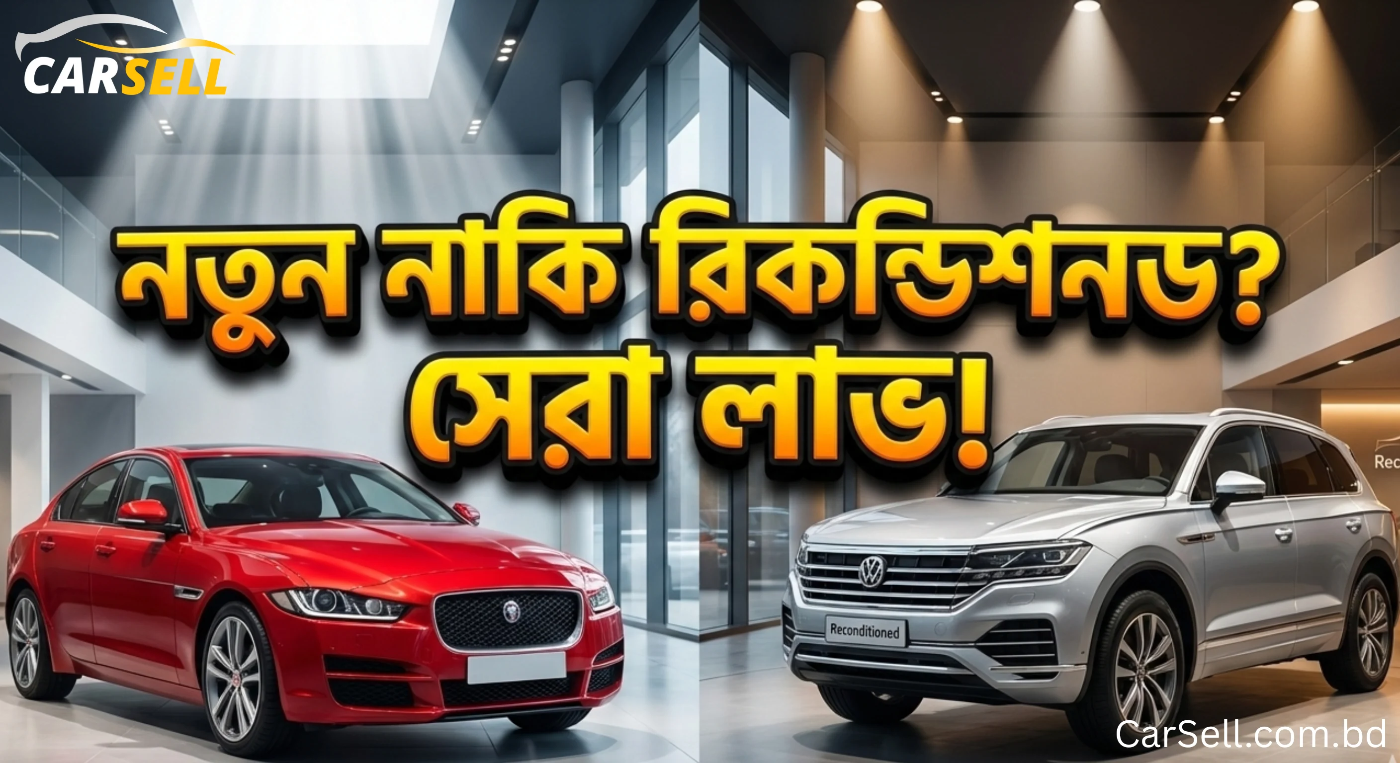 নতুন গাড়ি নাকি রিকন্ডিশনড—২০২৬ সালে কোনটা আপনার জন্য লাভজনক?