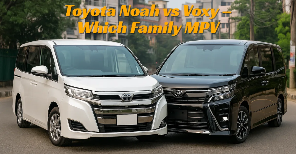 Toyota Noah vs Voxy – Which Family MPV is Best for Bangladesh Roads?