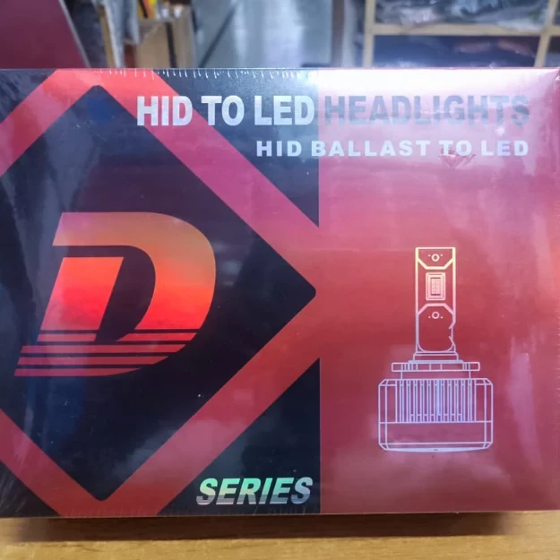 D Series D1S HID to LED Headlight Ballast Price in Bangladesh | 6000K 7000LM Car LED Upgrade BD