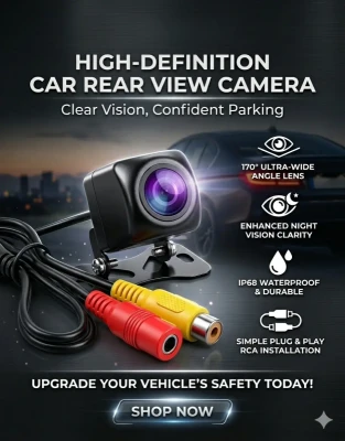 Car Reverse Camera AHD HD Bangladesh | Waterproof Parking Camera
