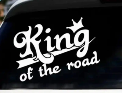 Bike Sticker “King of the Road”
