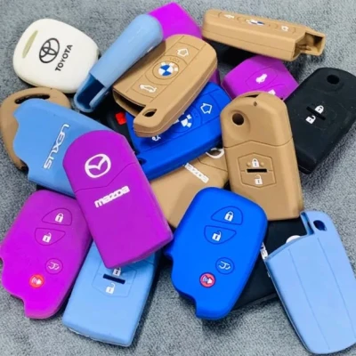 Silicone Car Remote Key Cover BD | Universal Car Key Protector Case Dustproof & Scratch Resistant