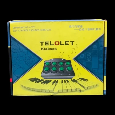 Universal 8-Tone Snail Electric Horn 12V 135DB BD | Multi Sound Car & Bike Musical Horn (400-600Hz)