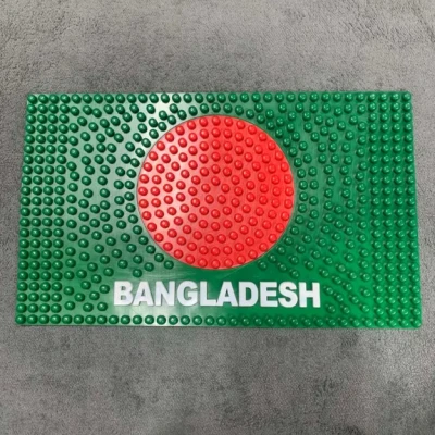 Bangladesh Flag Non-Slip Car Dashboard Mobile Mat BD | Anti-Slip Phone Holder Pad 1PC