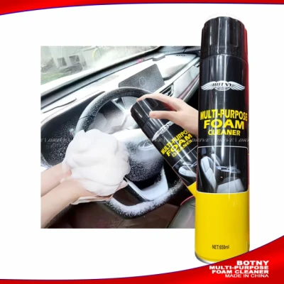 BOTNY Multipurpose Foam Cleaner 650ML Price in Bangladesh | Car Interior Cleaning Spray with Brush BD image