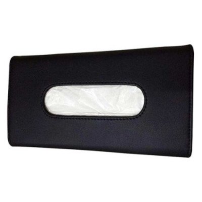 Car sun visor tissue box holder