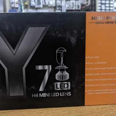 H4 LED Mini Projector Headlight Y7 2PCS Price in Bangladesh | Car LED Auto Lamp Super Bright BD
