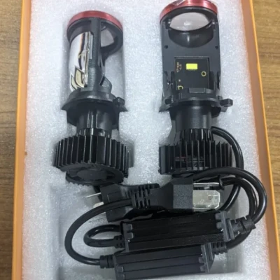 H4 LED Mini Projector Headlight Y7 2PCS Price in Bangladesh | Car LED Auto Lamp Super Bright BD